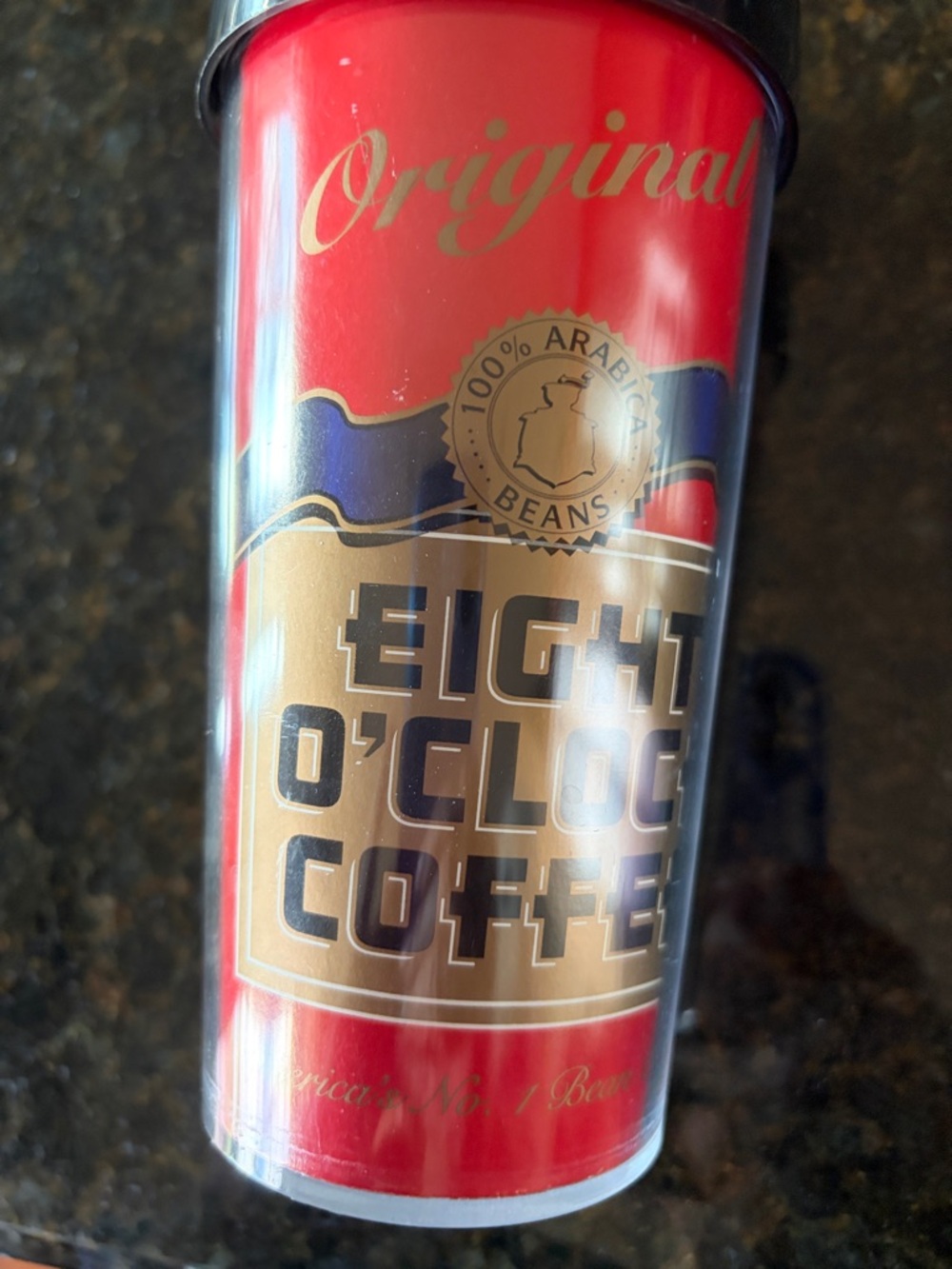 Original Collectible Eight O’Clock  Travel Mug